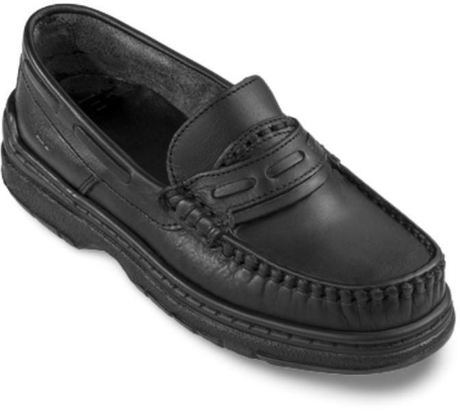 Silver Shoes School Black Shoes For Boys Made Of Genuine Leather