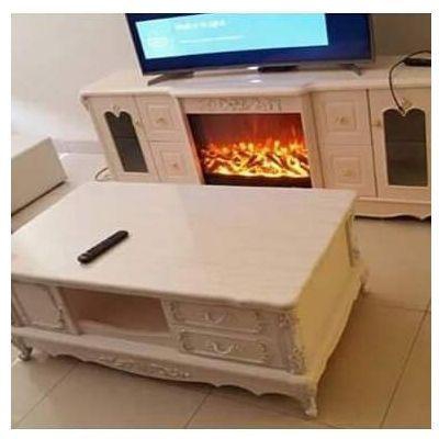 Royal Tv Stand /Table / Drawers Fire Flames(Prepaid Only)