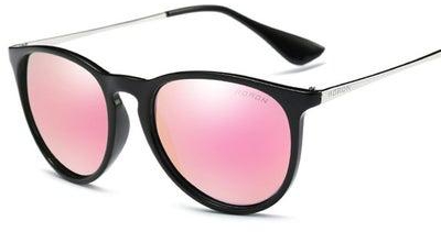 Full Rim Polarized Round Frame Sunglasses - Lens Size: 60 mm