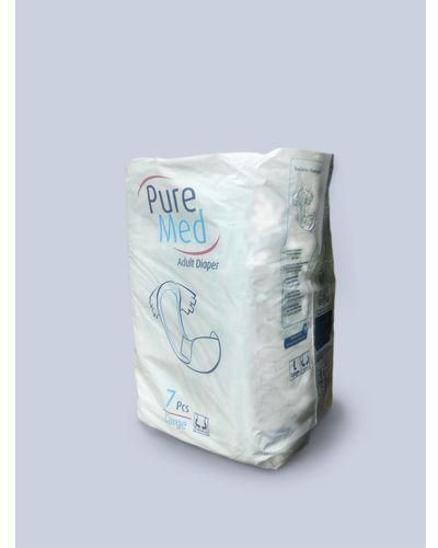 Puremed Disposable Adult Diapers Standard Pack (Large - 7 Pieces)