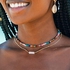 7 Chakras Semi Precious Healing Stone Energy Bracelet for Women 4mm Healing Energy Stone Necklace | Lotus and Luna (Master Healer)