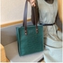 Haoyuan Luxurious Crocodile Print Tote Bag