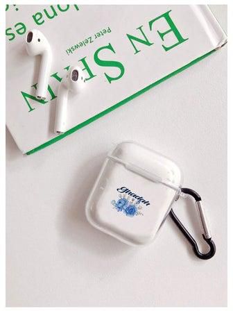 Ghadah Case With Anti Lost Keychain For Apple AirPods 1 And 2 Multicolour