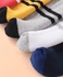Pine Kids Cotton Ankle Length Socks With Silvadur Antimicrobial Finish Stripes Design Pack Of 5 (Color May Vary)