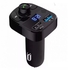 Car X8 Wireless Bluetooth Fm Trasmitter With 2.1A And 1A Dual USB Car Charger