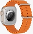 1.99HD BIG Infinite Display T800 Ultra Smart Watch Bluetooth Wireless Charging 49MM - Orange