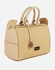 Joy & Roy Golden Textured Handbag - Nude Simon