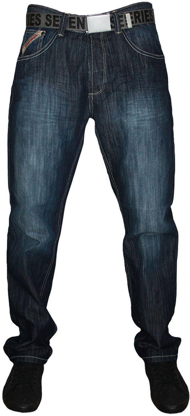 لويالتي اند فيث بنطلون جينز رجالي قصة ريجولر ، مقاس 36 US ، ازرق ، L603560A