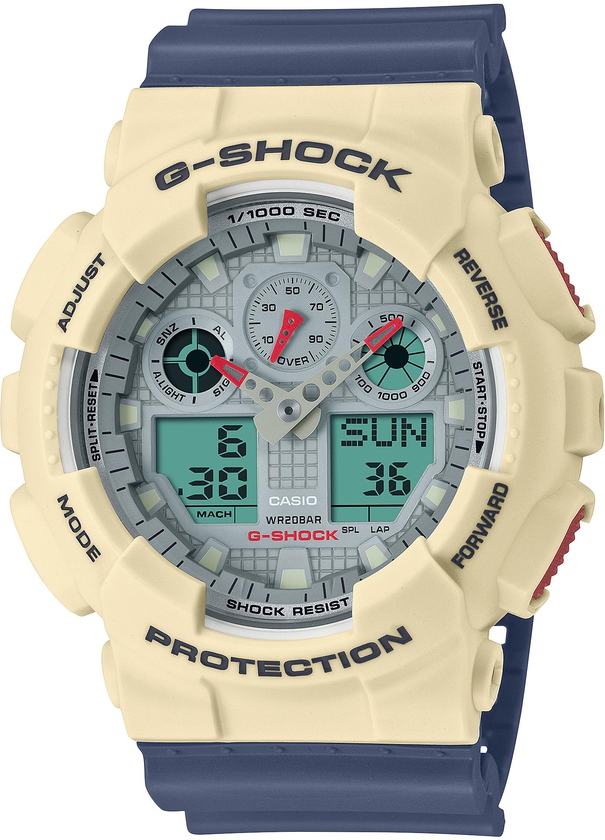 Men's Watches CASIO G-SHOCK GA-100PC-7A2DR