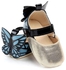Butterfly Baby Girl Shoes- Gold