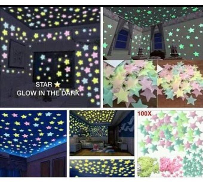 Quality Stars Glow In The Dark Luminous Wall Sticker -100pcs