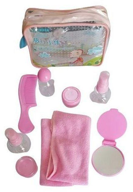 Set Of 8 Pcs With Bag Baby Infant Care Kit Travel And Trips