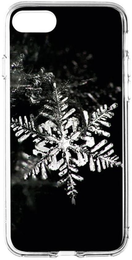 Flexible Hard Shell Case Cover For Apple iPhone 8/iPhone 7 Snow Flake