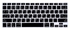 غطاء لوحة مفاتيح إنجليزي/ عربي لجهاز أبل ماك بوك برو أير 13/15 بوصة مصمم للمملكة المتحدة أسود
