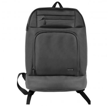 Promate Vertex-BP Laptop Backpack with Multiple Pockets and Document Organizer - Black