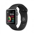 Apple Watch 38mm Space Gray Aluminum Case with Black Sport Band - MP022