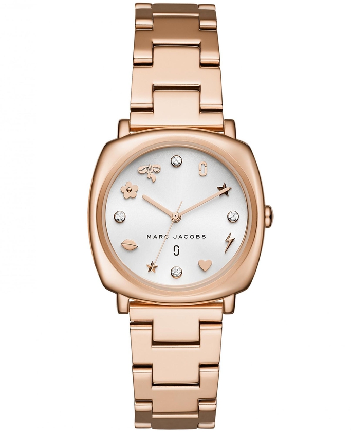 Marc Jacobs Womens Mandy Stainless Steel Watch MJ3574 (Rose Gold)