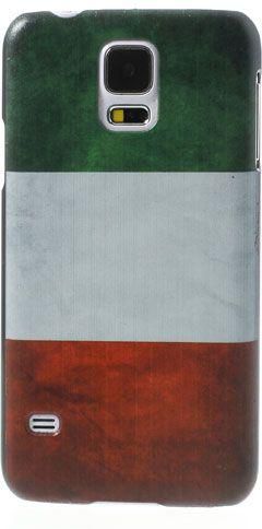 Vintage Italy Flag Hard Back Case & Screen Guard for Samsung Galaxy S5 G900