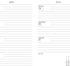Agenda 2020 - 18 Month Calendar - Kikka - Horizontal Lines - Mini Size