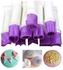 Cake Flower Lace Clip Tool, 10 PCs Cake Decorating Icing Piping Cream Muffin Cake Pastry Pen Bag Tweezers Cake Cream Syringes, Food grade plastic Cookie Stamp Mould Cake Cupcake Fondant Tool