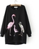 Women's Sweatshirt Casual Style Animal Print O Neck Long Sleeve Midi Sweatshirt