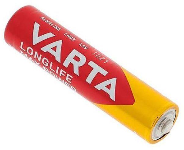 VARTA بطاريات فارتا مقاس AAA ٢ قطعة -لونج ليف ماكس باور