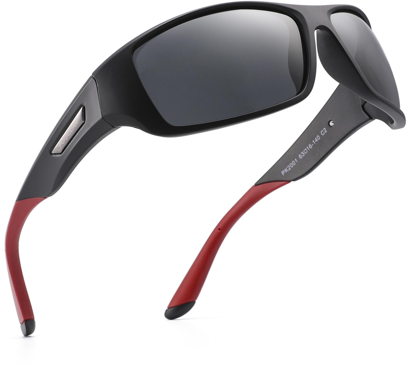 Buy PUKCLAR Polarized Sports Sunglasses for Men Women Driving Sunglasses Cycling Running Fishing Golf Goggles Unbreakable Frame Online in Saudi Arabia. 740097532