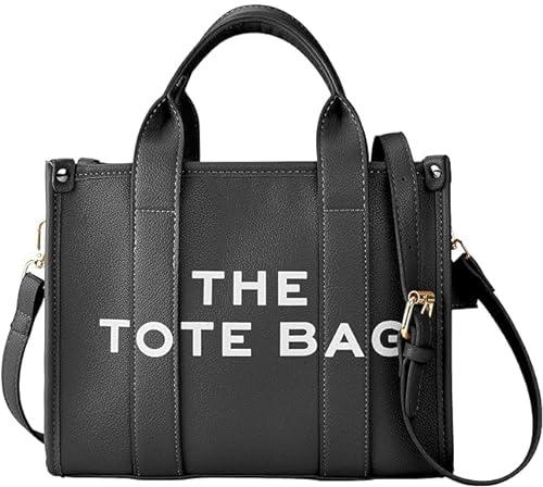 Tote Bag for Women, The Tote Bag, Trendy Personalized Oversized Large Pu Leather Tote Bag, Top Handle Shoulder Crossbody Bags, Waterproof and Anti Scratch, for Work, Office, Travel, Dating