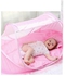 Baby Mosquito Folding Tent With Mattress And Pillow Pink For Infants