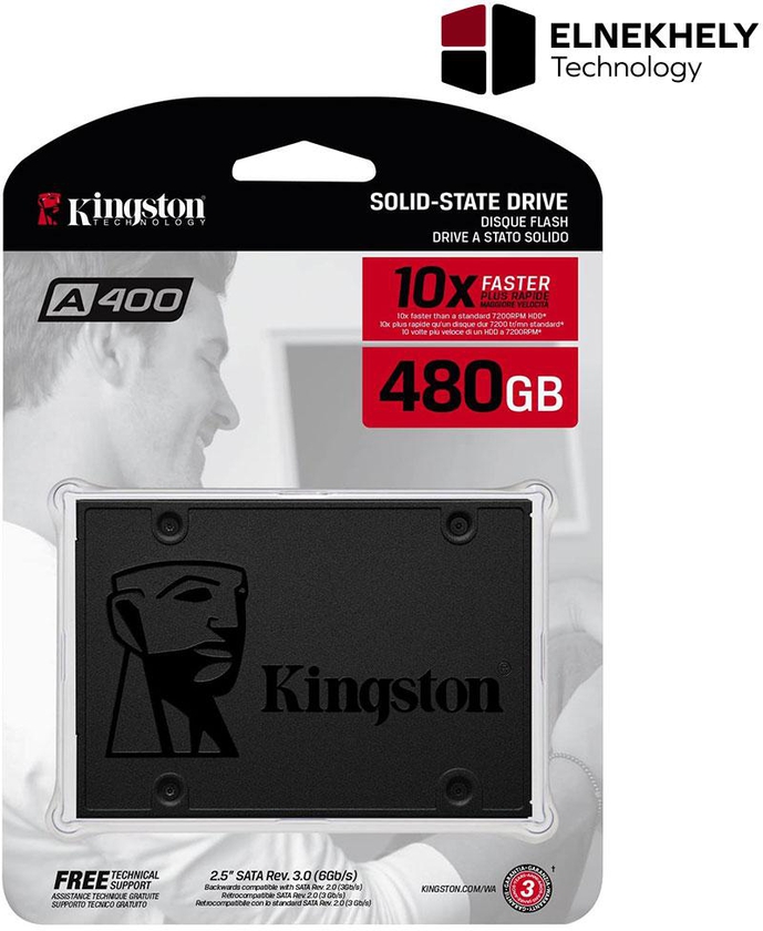 Kingston A400 480GB 2.5 inch Sata SSD