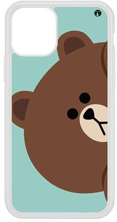 Protective Case Cover For Apple iPhone 11 Brown/Green