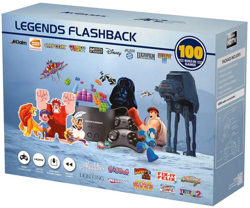 Legends Flashback Classic Game Console With 100 Built-In Games