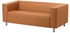 KLIPPANTwo-seat sofa, Kimstad light brown