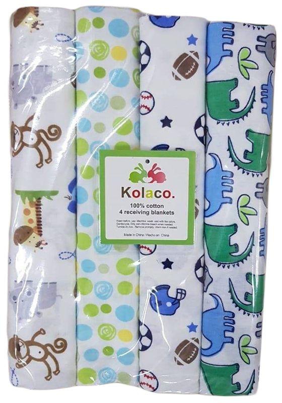 Fashion Kolaco Assorted Cotton Flannel Receiving Blanket