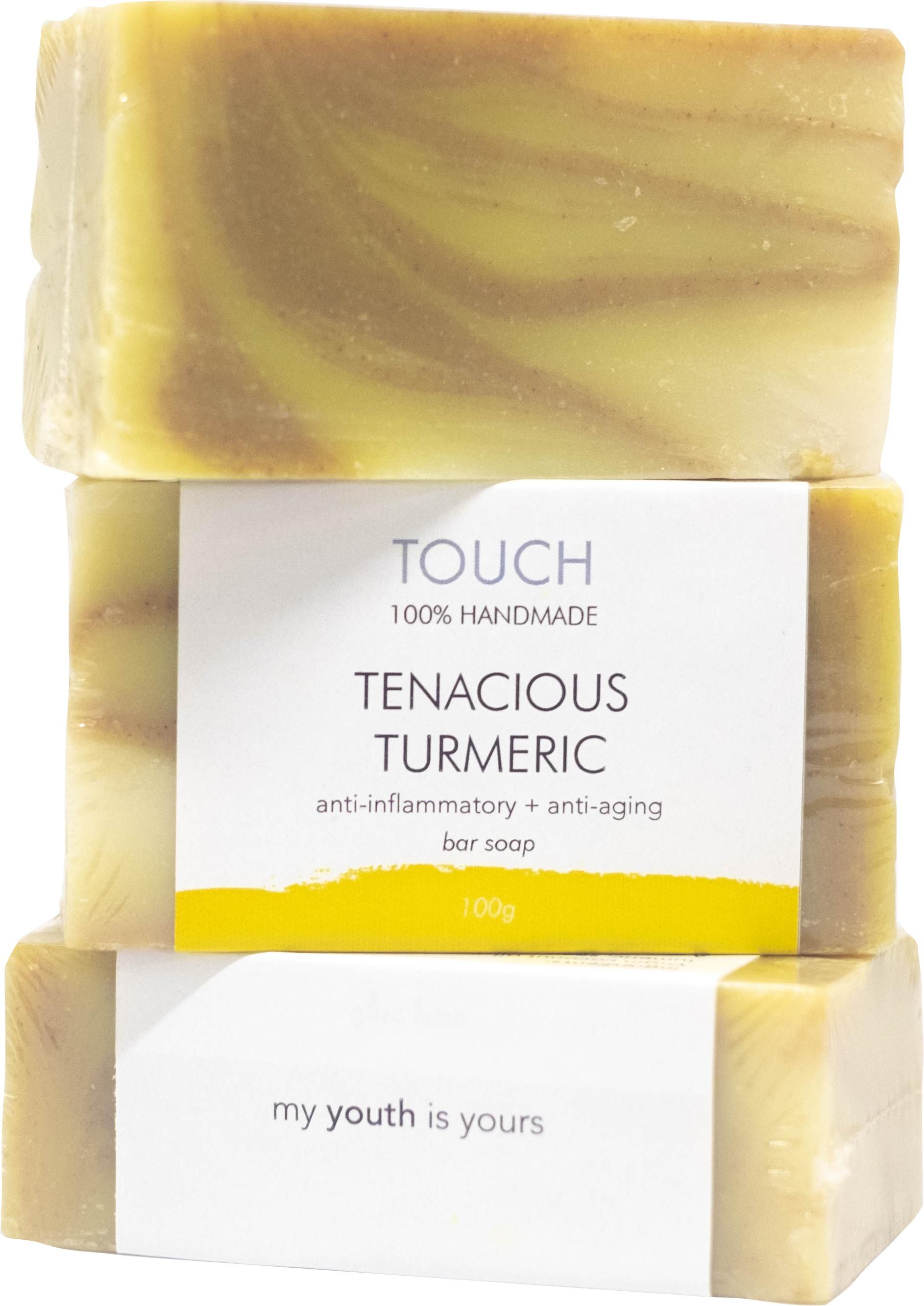 Tenacious Turmeric Bar Soap 100g (set of 3 bars)