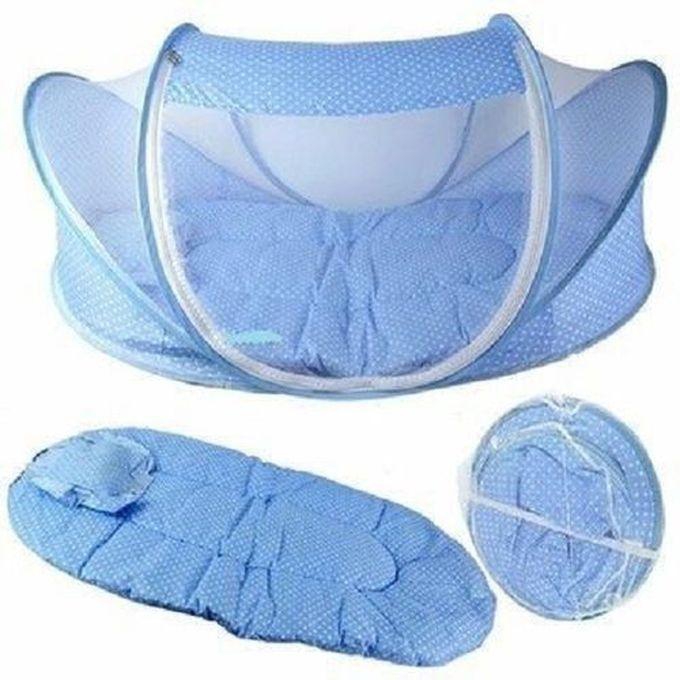 Pop Up Baby Bed Net -Blue