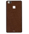 Skin Case Cover -for Huawei P9 Lite Brown Folded Leather Pattern Brown Folded Leather Pattern