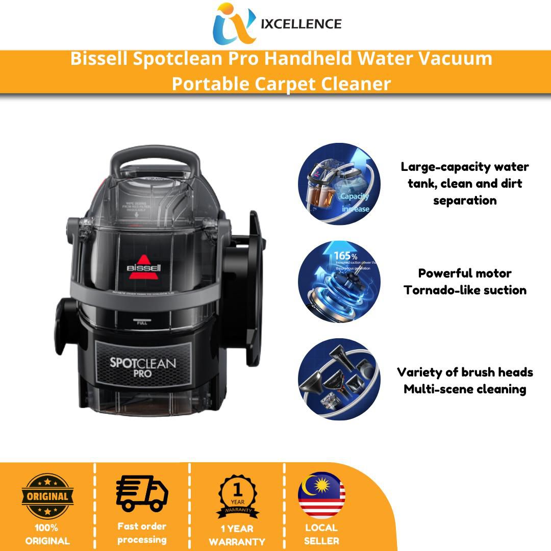 [IX] Bissell Spotclean Pro Handheld Water Vacuum Portable Carpet Cleaner