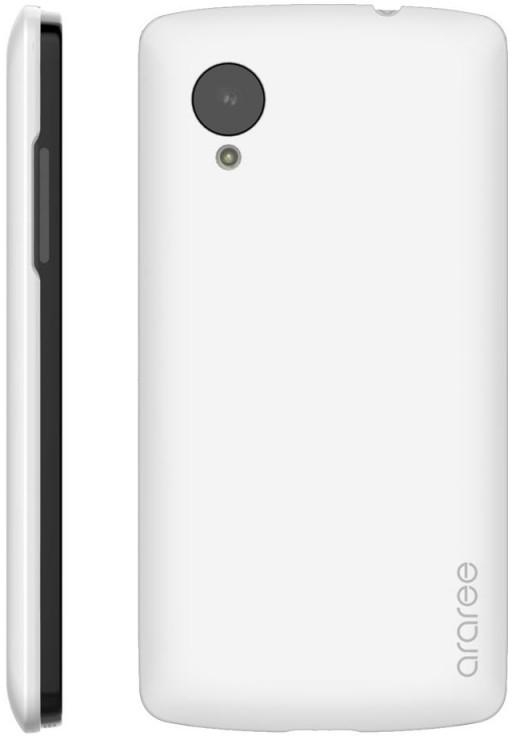 Araree Half, Back Cover Mobile Case, for (LG) Nexus 5, White
