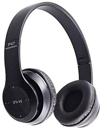 Generic P47 Bluetooth Wireless Headphones -BLACK
