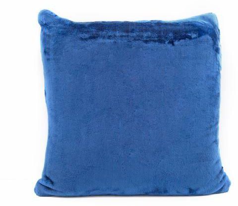 Super Lux Solid Cushion 45x45 cm - Blue