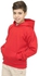 Hoodie Melton Cotton For Kids - Red