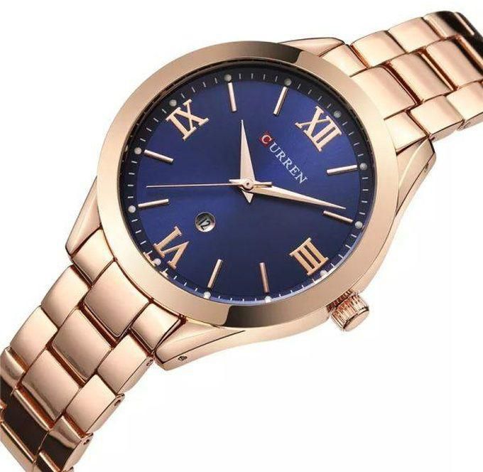 Curren Luxury Brand Gold Fashion Design Ladies Wristwatch