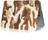 Camouflage Design Rubberized Hard Shell Case cover Protector for Macbook Pro RETINA 15" - Brown