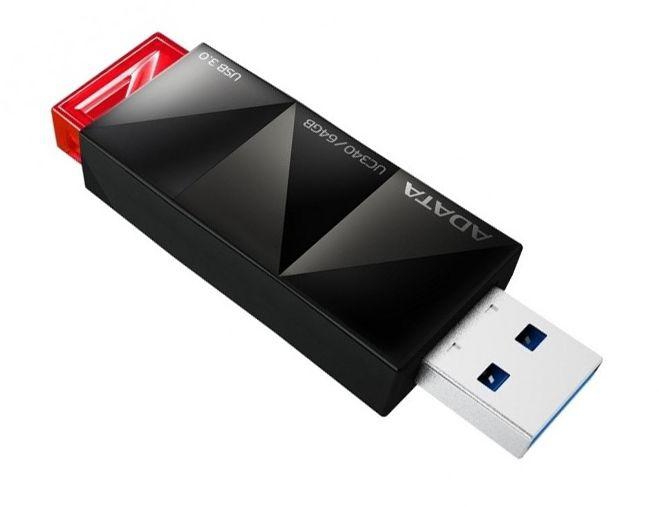 UC340-64GB فلاش ميموري USB3.0، احمر، Adata
