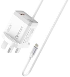 Promate Ultra Fast Charger White