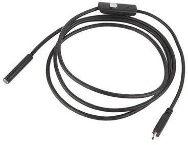 USB Inspection Cable Endoscope And Borescope Camera Black