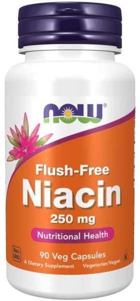 Now 90's Flush Free 250mg Niacin Capsules