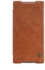 Nillkin Qin Series Flip Leather Cover for Sony Xperia Z5 Premium / Dual - Brown