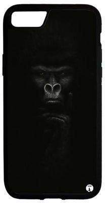 PRINTED Phone Cover FOR IPHONE 7 plus Beautiful Black Gorilla Picture